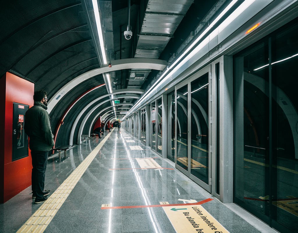 Underground Station in Perspective